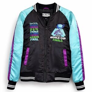Fortnite World Cup 2019 Finals Llama Bomber Jacket Rare Custom Esports Satin M